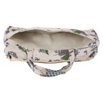 Sac de rangement - akozon - aiguilles � tricoter - tissu de chanvre - motifs floraux - durable et pratique ...