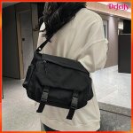 Akozon sac messager pour hommes et femmes ?sac bandouli�re unisexe � rabat en nylon l�ger et d�contract� ...