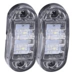 Akozon voyant 10 - 30v 2led feu de position lat�ral haute luminosit� clignotant pour voitures camions ...