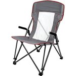 Chaise pliante - aktive - camping - tissu polyester - acier - 1 place - gris