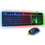Pack gaming - akuma - sentai c02 - clavier + souris filaire - rtroclair - 3600 dpi