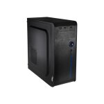 Tour midi atx akyga ak939bl - noir avec inserts bleus - 2 x usb 2. 0 - 7 baies internes
