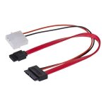 Akyga câble sata alimentation interne 4 plots sata pour combo sata (f) 20 cm noir rouge Akyga câble sata alimentation interne 4 plots sata pour combo sata (f) 20 cm noir rouge