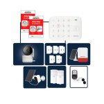 Alarme maison wifi sans fil vigilia vig503 - kit complet avec 2 cam�ras full hd int�rieure / ext�rieure ...