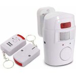 Alarme sir�ne sans fil s�curit� infrarouge ir pir capteur d�tecteur de mouvement 2 t�l�commande pour ...