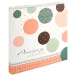 Album - amazing memories - 30x30 cm - saumon - 100 pages - papier sans acide