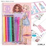 Album  colorier avec ses crayons topmodel
