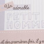 Album de naissance gar�on bleu 225 x 225 cm - 6 pages 120 emplacements photos 10 x 15 cm