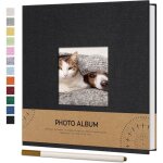 Album photo adhesif 10x15 petit album photo en lin 40 pages aavec stylo � bille pour mariage b�b� famille ...