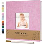 Album photo adhesif 10x15 petit album photo en lin 40 pages avec stylo � billelivre photo pour mariage ...