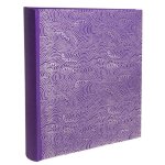 Album photo - exacompta - japan - 290 x 320 mm - violet - 60 pages - motif japonais argent�