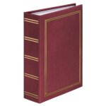 Album photo - bordeaux - 100 photos - 13 x 18 cm - mixte - adulte