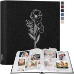 Album photo scrapbooking grand lin diy album 100 pages blanches avec s�parateurs de cellophane pour noir ...