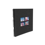 Album photos � spirales milano 320 x 320 mm noir