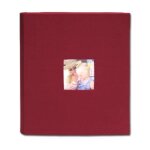 Album photos textile bordeaux 5719