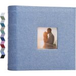 Album photo traditionnel 10x15 cm 200 poches couverture en lin albums photos pour mariage famille b�b� ...