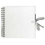 Album kraft 30x30 cm blanc - 40 feuilles