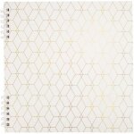 Album scrapbooking holographique spirale 30x30 cm 20 pages