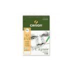 Album spiral - canson - a3 - papier dessin c  grain - 125 g / m2 - 30 feuilles microperfores