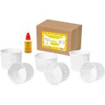 Alcofermbrew lot de 8 moules  fromage - forme  fromage en plastique qwieleb gbejniet prsure