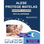 Protge - matelas - aleses - 140 x 190 cm - impermable - anti - acariens - anti - allergique