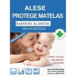 Alses - molleton et pvc - blanc - 60 x 120 cm - impermable - anti - acariens - confortable