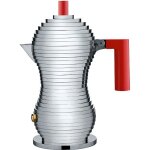 Cafeti�re expresso - alessi - mdl02 - 1 r pulcina - acier - rouge - 1 tasse - 7 cl