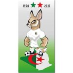 Algerie foot - football - drap de bain - serviette de plage 70x140 cm - 2 etoiles - 1990 - 2019. coupe ...