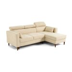 Alicante - canap dangle rversible convertible avec ttires - coffre - 4 places - en tissu textur ...