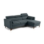 Alicante - canap� dangle r�versible convertible avec t�ti�res - coffre - 4 places - en tissu textur� ...