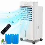 Alightup 8l climatiseur mobile 4 - en - 1 sans �vacuation - 3 modes 4 blocs de glaceminuterie 12h