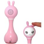 Alilo - smarty bunny - jouet interactif - lapin rose - 0m + - reconnaissance des couleurs - sons du monde ...