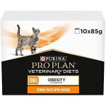 Aliment pour animaux - pro plan - vet feline om obesity - pte - 10 x 85 g - pour chats adultes