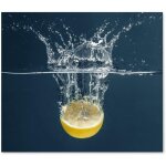 Allboards plaque de protection en verre tremp� universel et multifonction 60x52cm avec motif citron eau ...