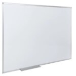 Allboards tableau blanc magntique effaable  sec avec cadre slim en aluminium 120x80cm whiteboards