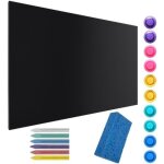 Allboards tableau magntique en mtal craie noir 60x40cm metalboards pour tout type daimants