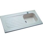 Allia evier  poser cramique spcial lave - vaisselle royat 120x60 cm blanc rf 00694000000