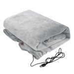 Allowith usb heated electric warming shawl lap blanket throw warm home car une couverture chauffante