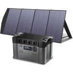 Allpowers s2000 pro station dalimentation portable avec panneau solaire pliable de 200w 1451wh 2400w ...