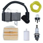 Allumage bobine air filtre kit pour husqvarna 445 450 jonsered 2245 2250 trononneuse
