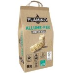 Allume - feu - flamino - laine de bois - sac de 1kg Allume - feu - flamino - laine de bois - sac de 1kg