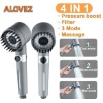 Alovez pommeau de douche haute pression douchette conomique douche salle de bain anti calcaire 3 modes ...