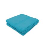 Alpes blanc - lot de 2 grands draps de bain 100x150 cm - �ponge 600 g / m� pur coton ultra - absorbants ...