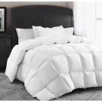 Alpes blanc - couette naturelle hiver 360 g / m� 280x240 cm - 30% duvet 70% plumes ? chaude et gonflante ...