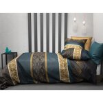 Alpes blanc - housse de couette 240x260 cm - kobe + taies pur coton