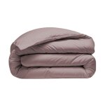 Alpes blanc - housse de couette 280x240 + 2 taies 65x65 cm ? 100% percale ? tissage serr 80 fils - finition ...