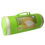 Alpes blanc - surmatelas � m�moire de forme 120x190 cm ? visco et fibres de bambou ? confort ergonomique ...