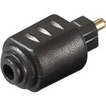 Alpexe adaptateur audio 35 mm mini jack > cble optique - toslink connecteur - a 005
