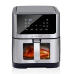 Friteuse  air chaud - alpina - airfryer xxl - 8l - 1800w - affichage numrique