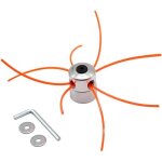 Aluminium fils tte coupe - bordure tte double fil bobine tte fil nylon pour dbroussailleuse  essence ...